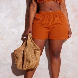 Women's Orange Shorts